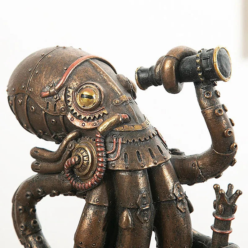 BowLift | Steampunk Octopus Mechanical Traveler Figurines Home Decors