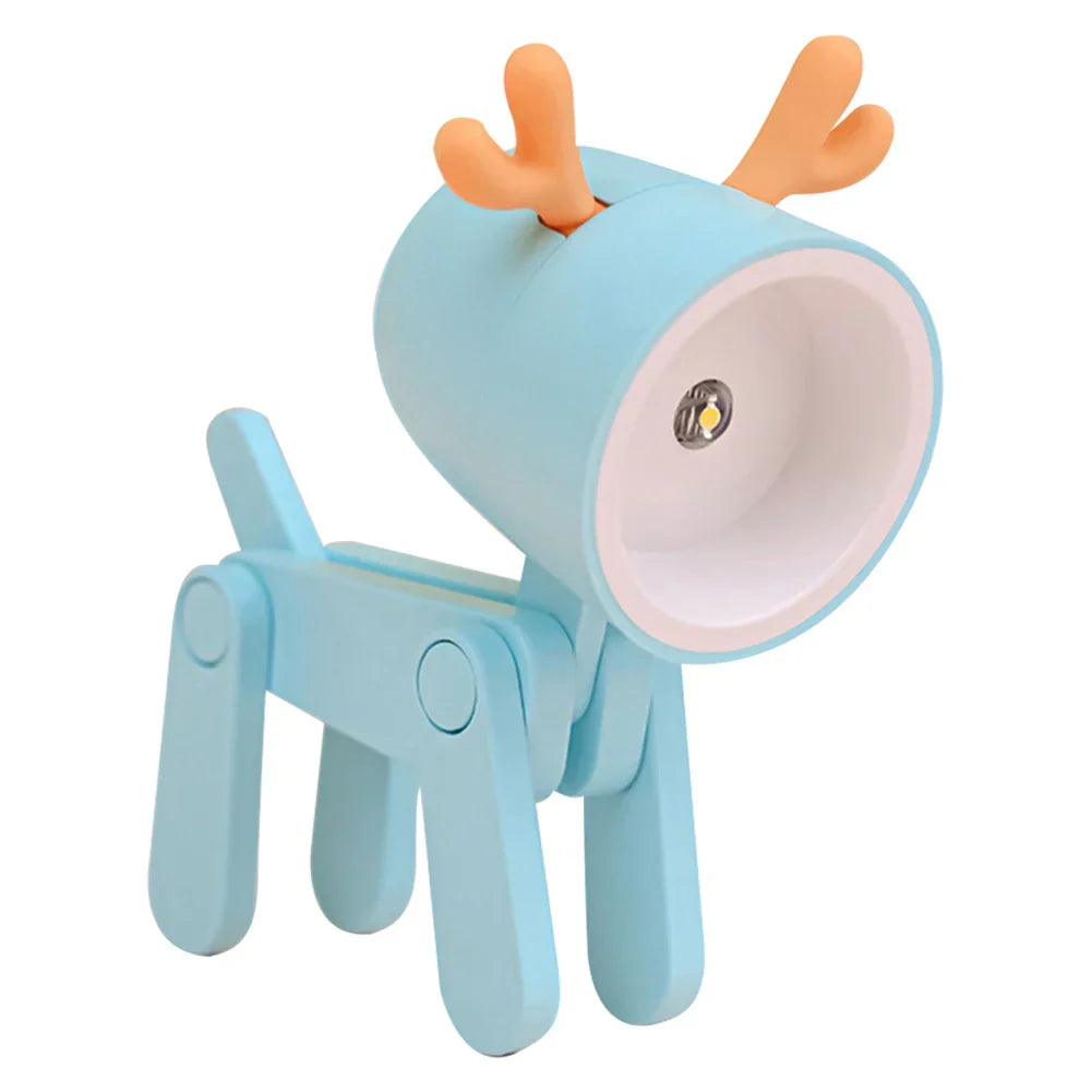 BowLift | Cute LED Night Light - Mini Dog, Deer, Dinosaur Folding Table Lamp for the Children's Room