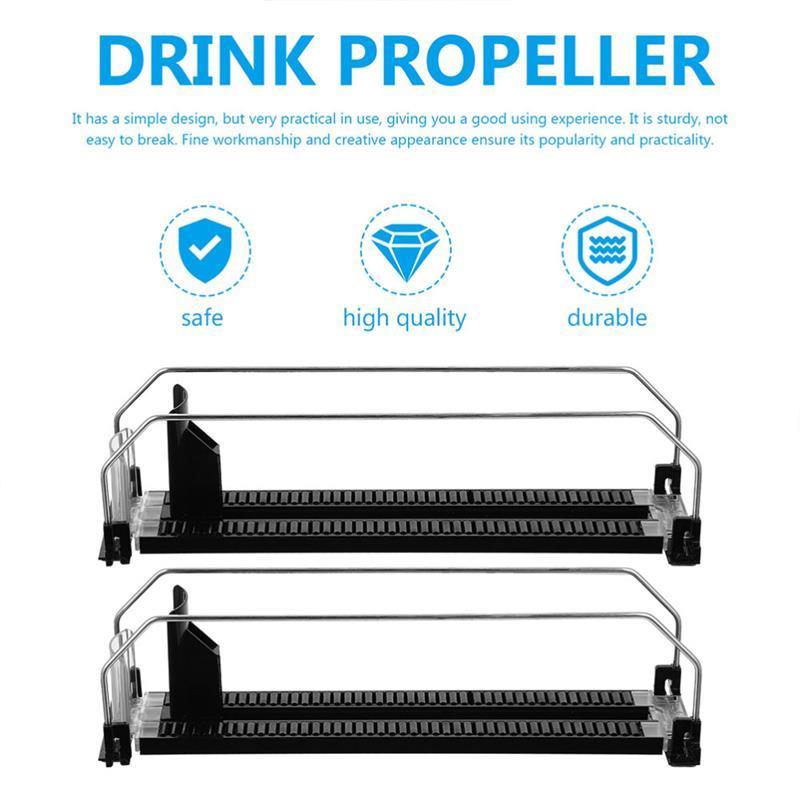 BowLift | Auto Drink Pusher Refrigerator Organizer Rack