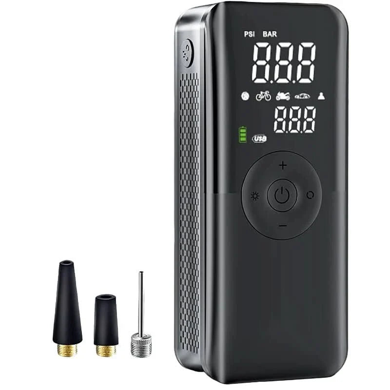 BowLift | Portable rechargeable air pump with 150 PSI for car & bike