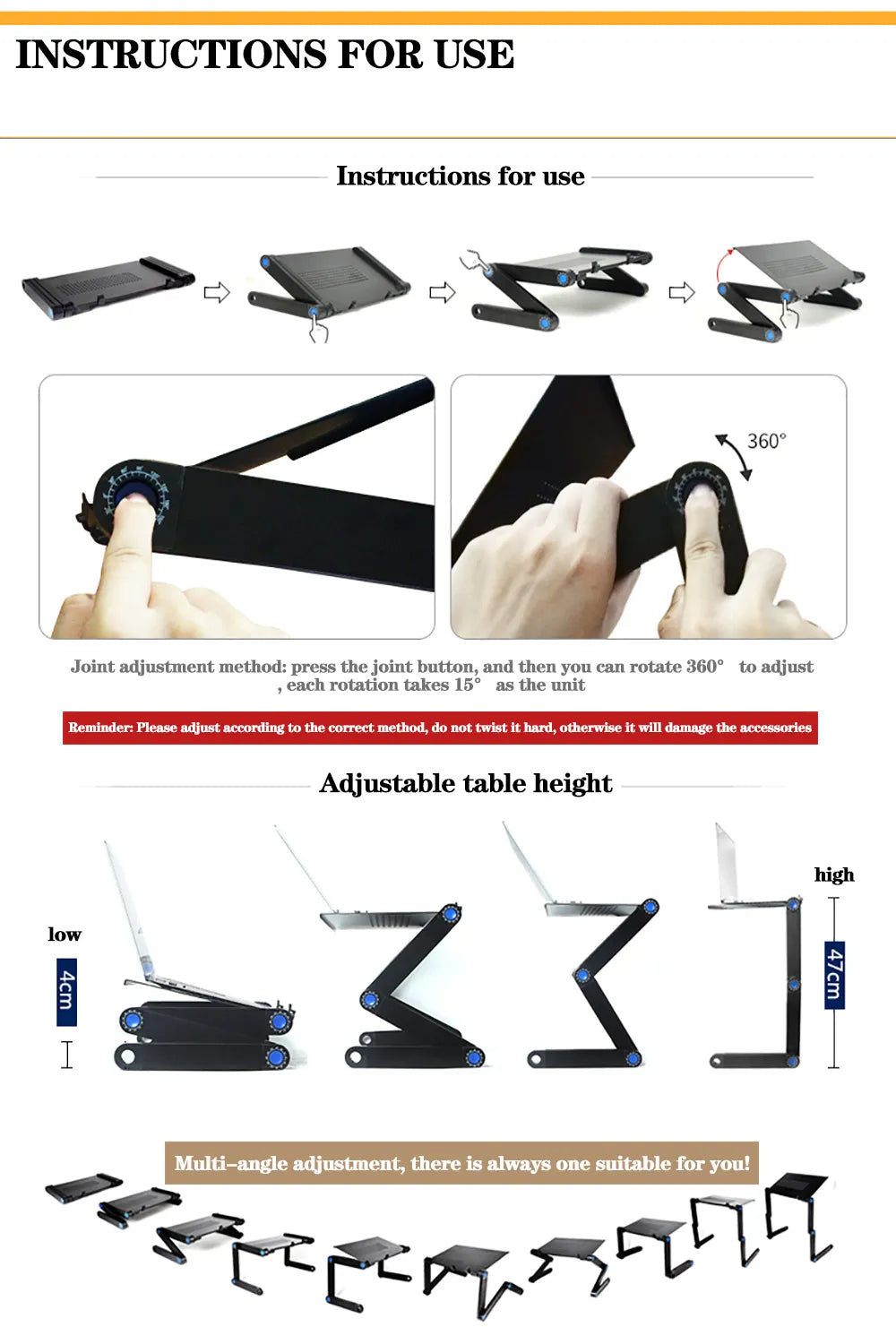 BowLift | Adjustable Laptop Stand with Mouse Pad