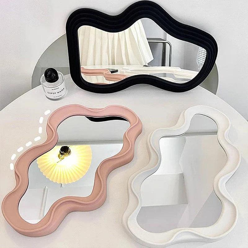 BowLift | Spiegelia Decorative Cloud-Shaped Mirror - for Living Room, Bedroom & Bathroom