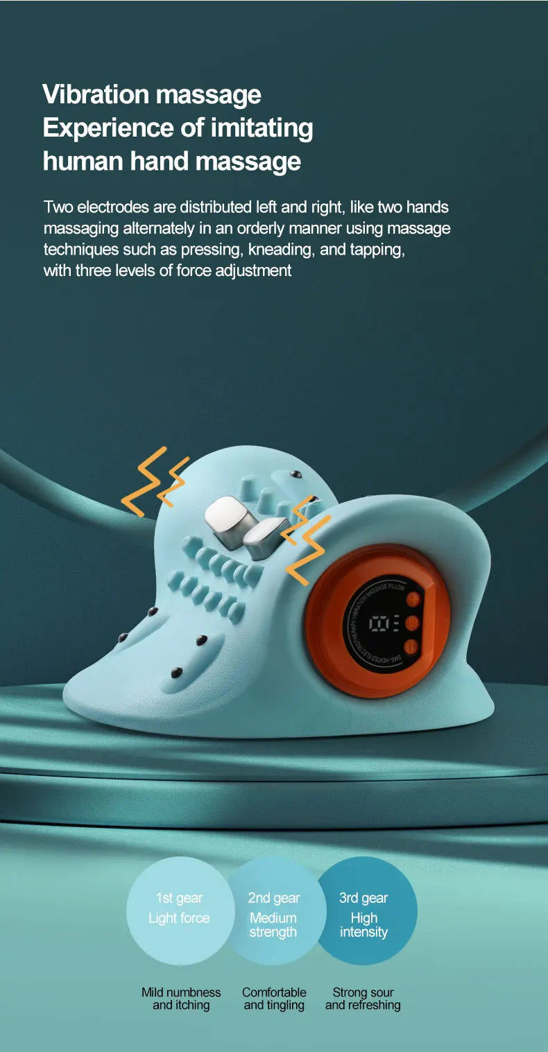 BowLift | EMS Cervical Spine Massage Pillow