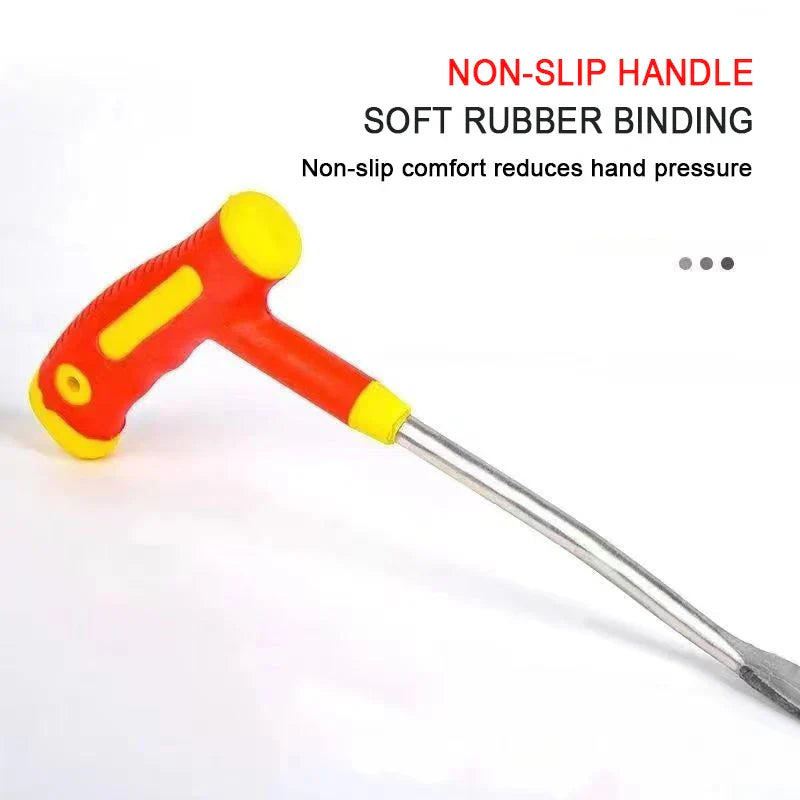 BowLift | HerbMaster Garden Spade | 3-Tine Stainless Steel | For Weeding & Garlic Harvest