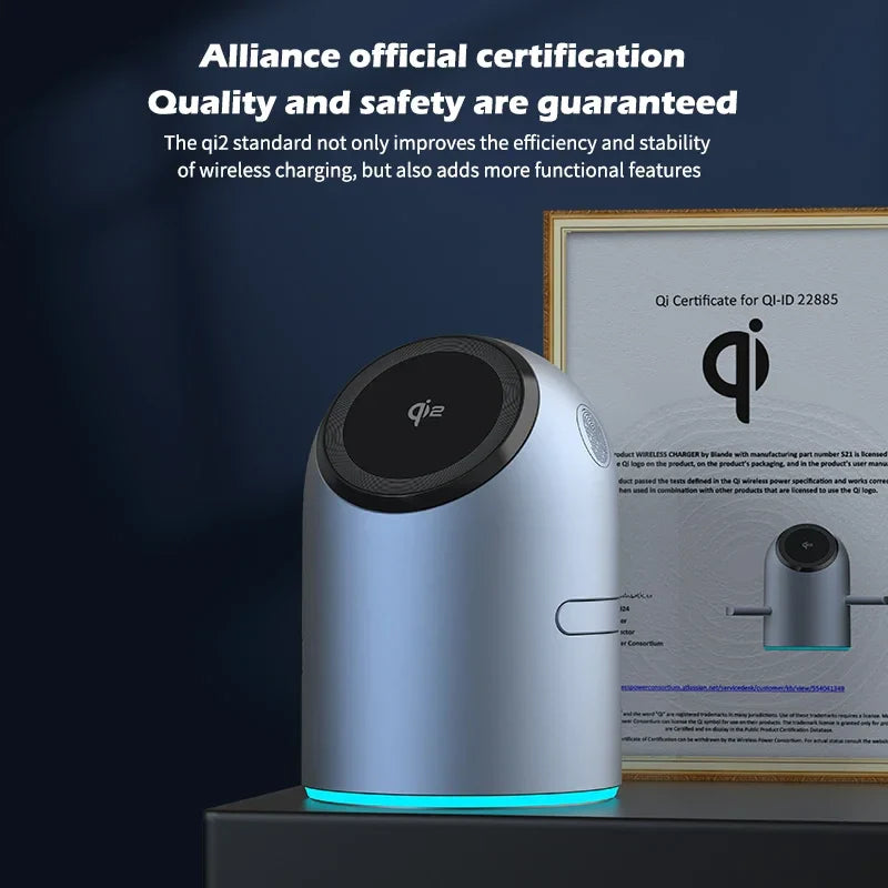 BowLift | 3 in 1 Magnetic Wireless Fast Charging Station