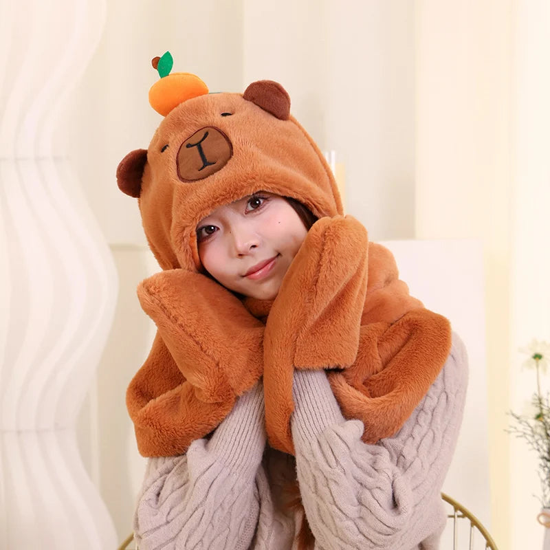 BowLift | Cute Plush Cartoon Animals Soft Warm Gloves