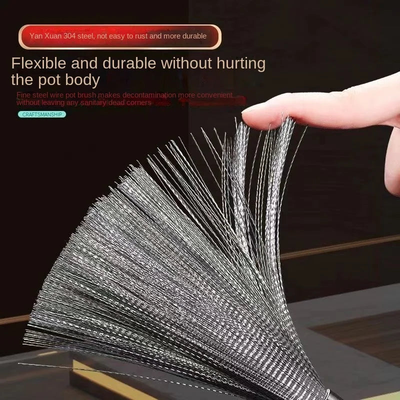 BowLift | Long Handle Nano Pot Cleaning Brush