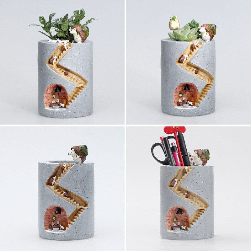 BowLift | Fantastic Fusion: Unique Artistic Resin Flower Pots
