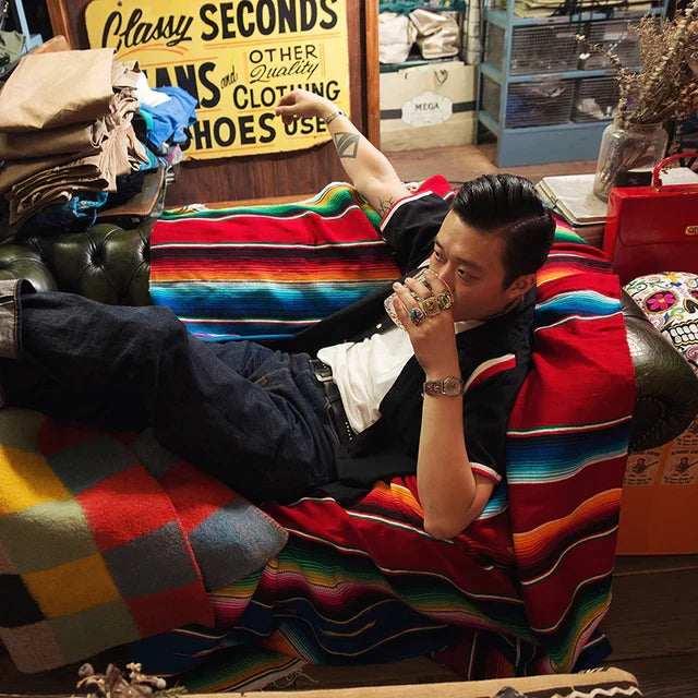 BowLift | Colorful Mexican Serape Blanket