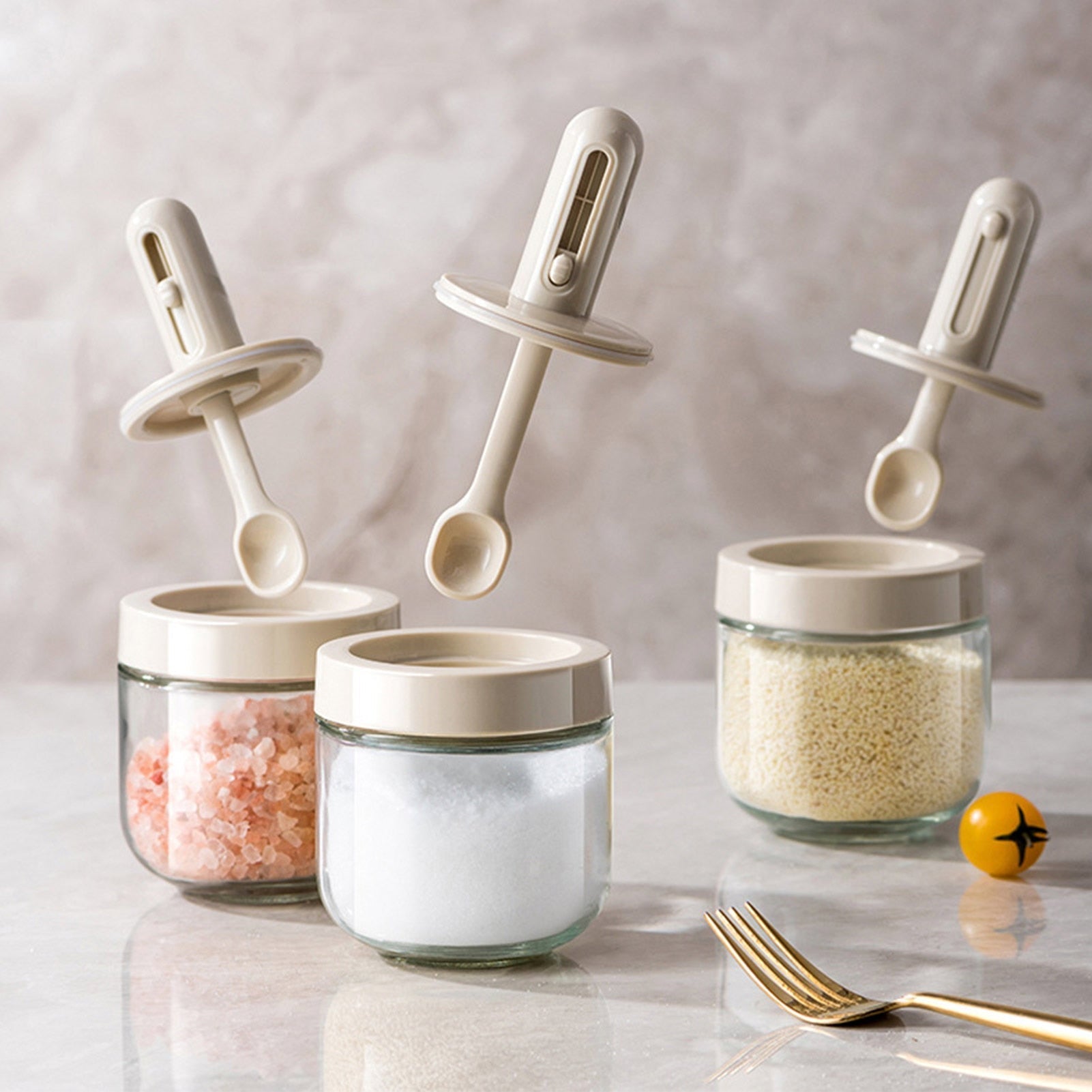 BowLift | Creative Mini Seasoning Jar with Spoon