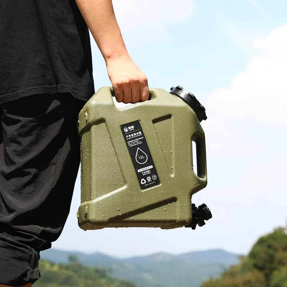 BowLift | Portable 12L water container with tap – Sturdy canister for outdoor and camping