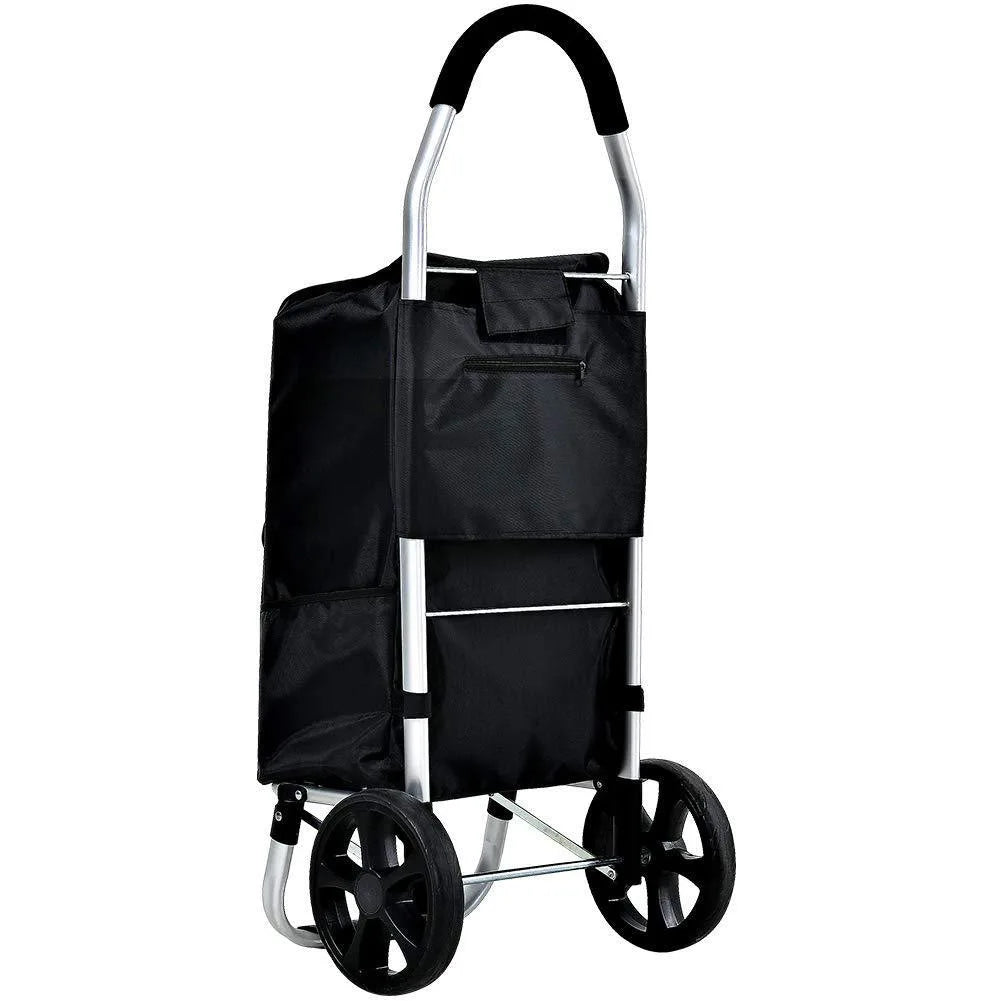 BowLift | Foldable Aluminium Shopping Trolley – CarryEase