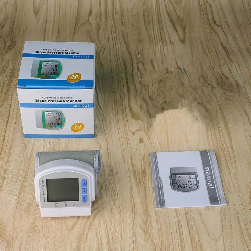 BowLift | Digital Wrist Blood Pressure Monitor with LCD Display – PulseTrack