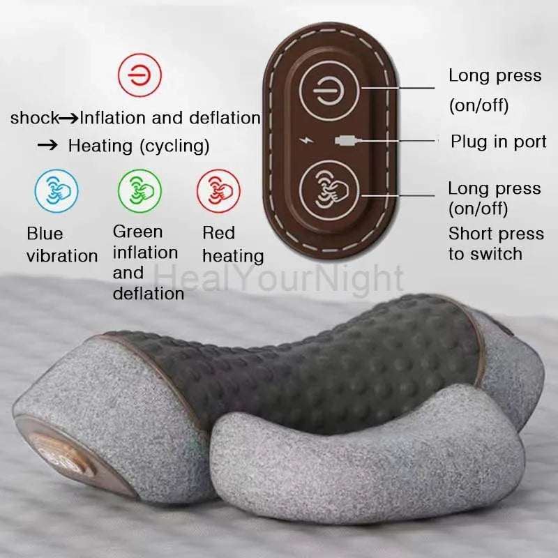 BowLift | Hot Compression Vibrating Massage Pillow