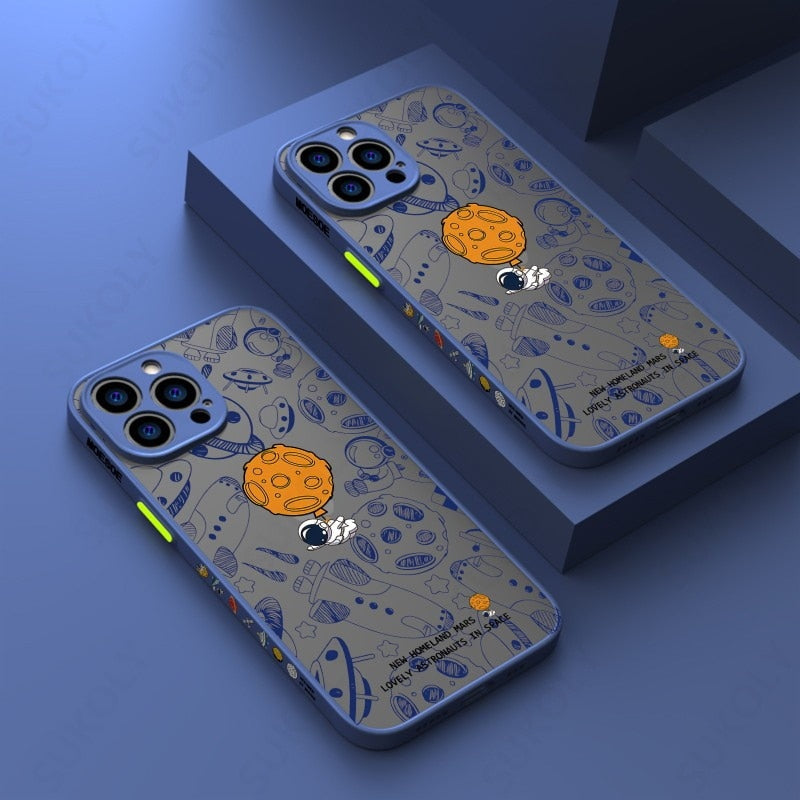 BowLift | Space Road Relax Astronaut iPhone Case