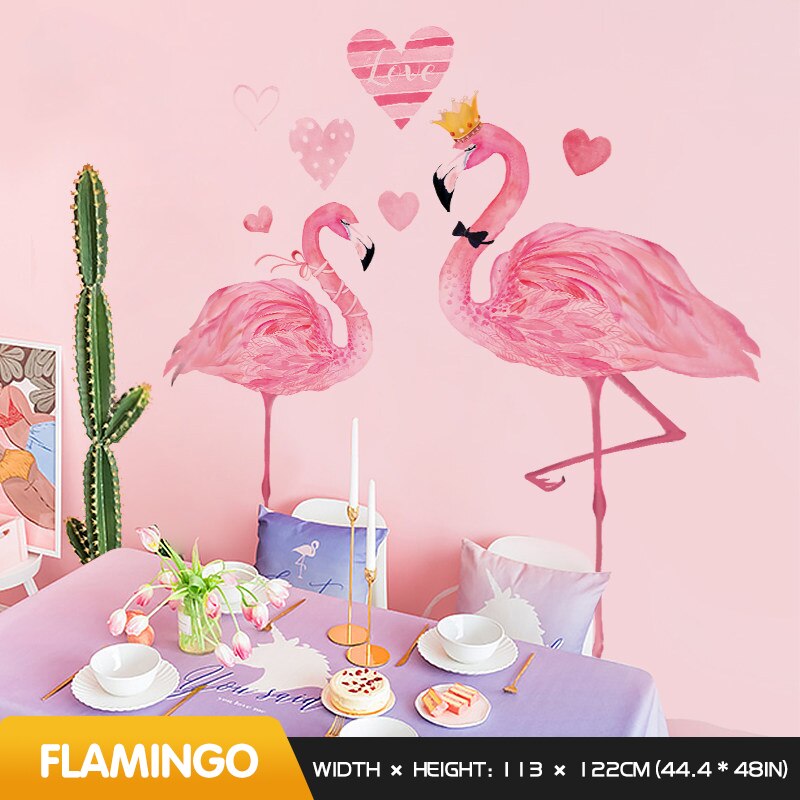 BowLift | Flamingo Wall Stickers for Kids Room Home