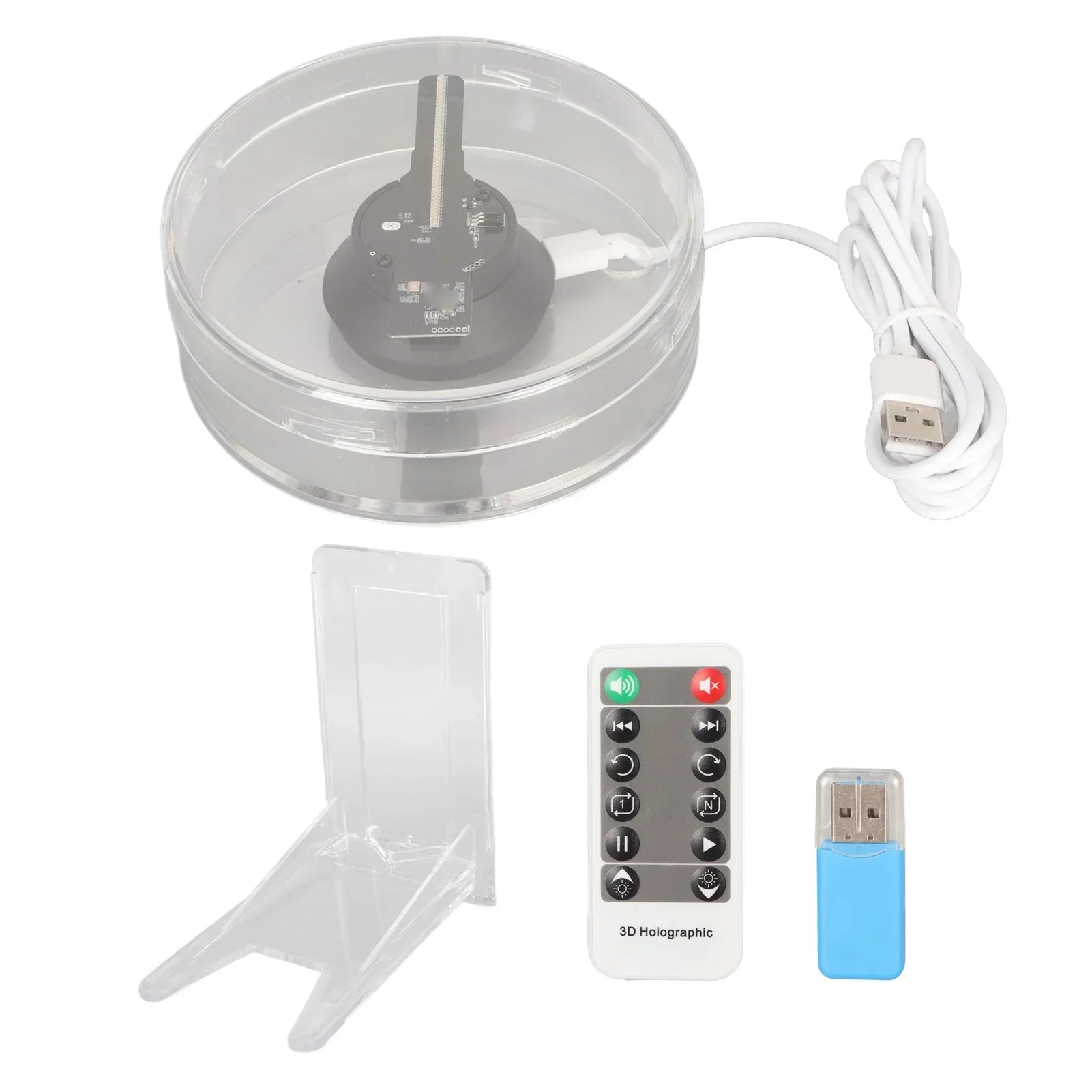 BowLift | Mini 3D WiFi Display Remote Hologram Fan