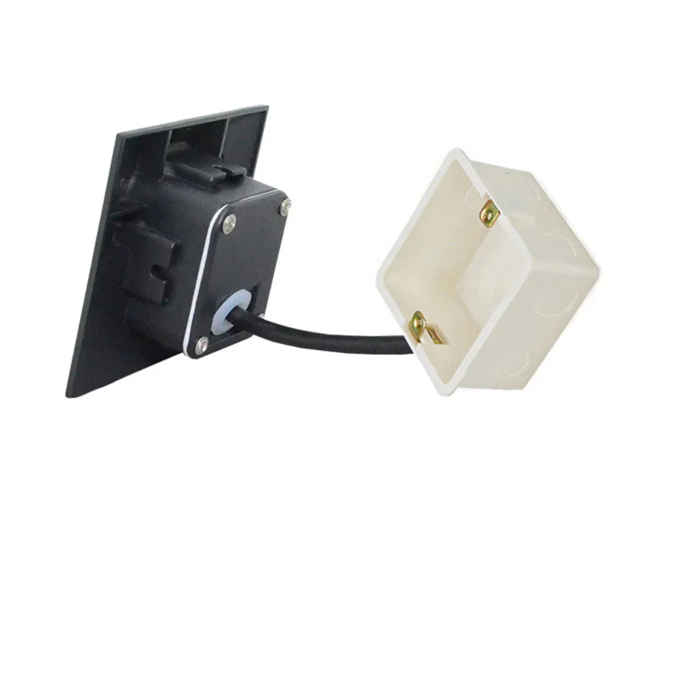 BowLift | Modern waterproof IP65 LED recessed wall lamp for outdoor lighting - 3W embedded step & staircase balcony portal light