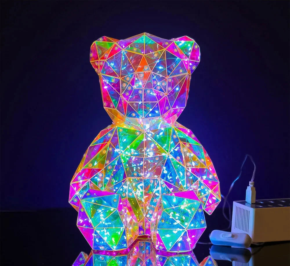 BowLift | Colorful Glowing Teddy Bear