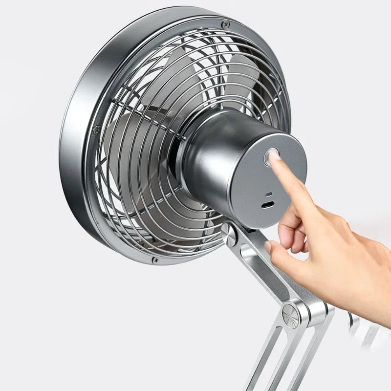 BowLift | Height-Adjustable Stand Compact Turbo Mini Desk Fan