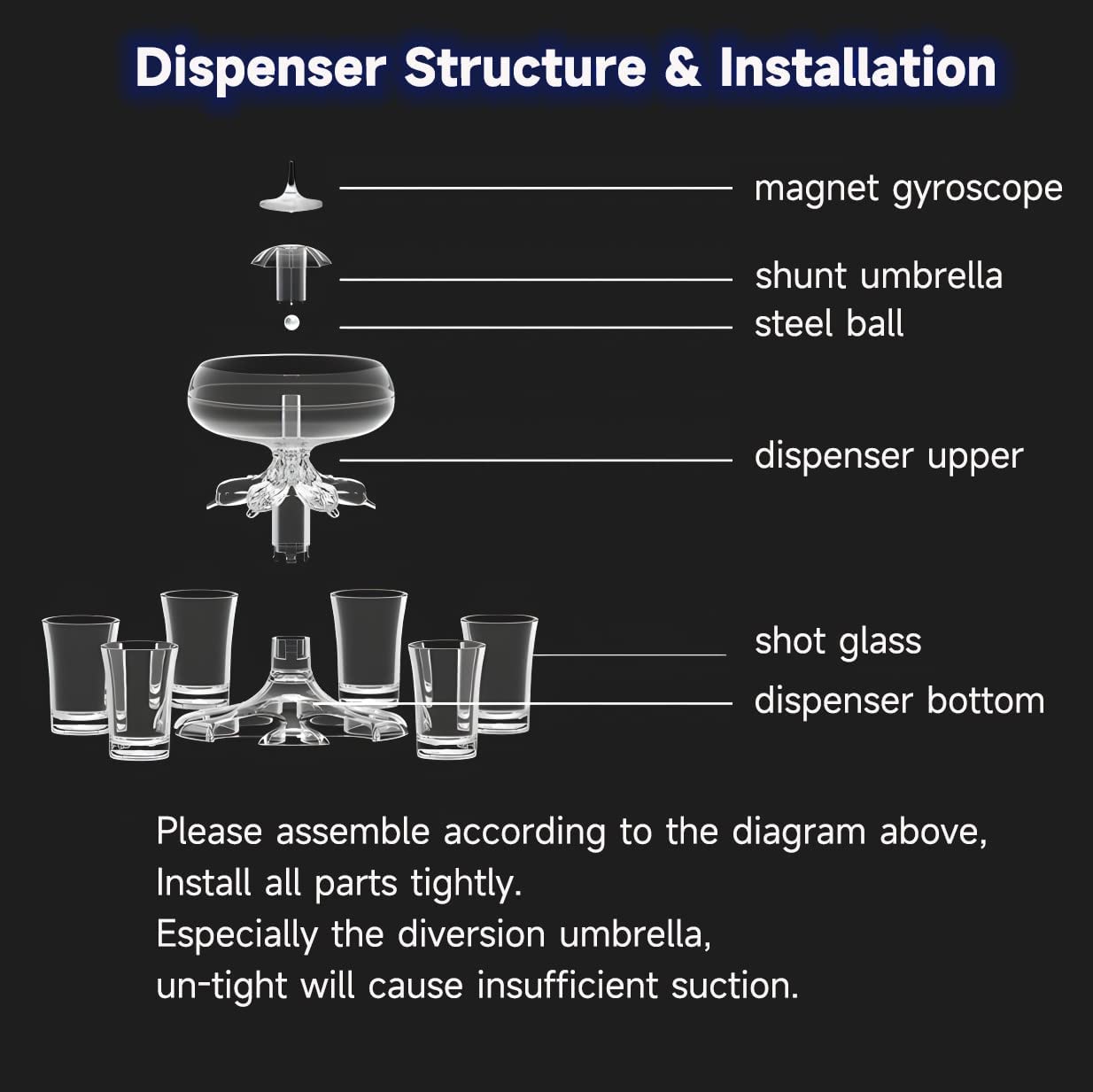 BowLift | 6 Shot Dispenser