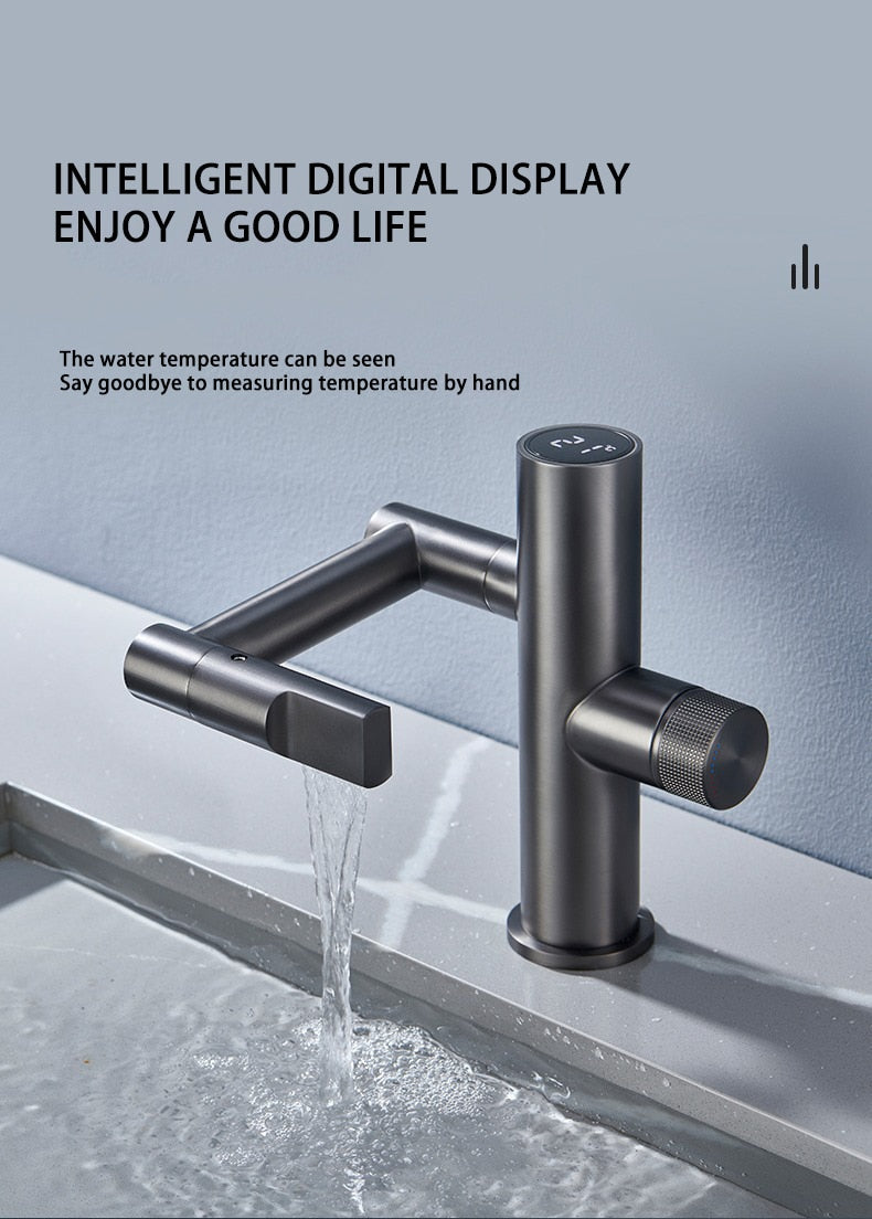BowLift | Hydroelectric Rotating Modern Smart Waterfall Faucet