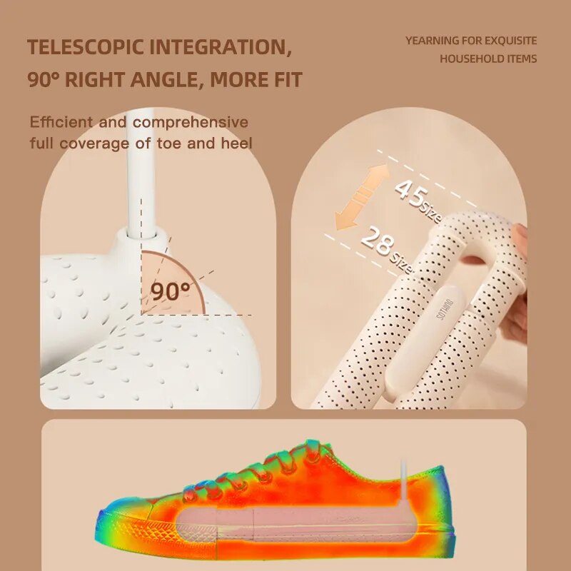 BowLift | Stretchable Wearable Electric Sterilization Shoe Dryer