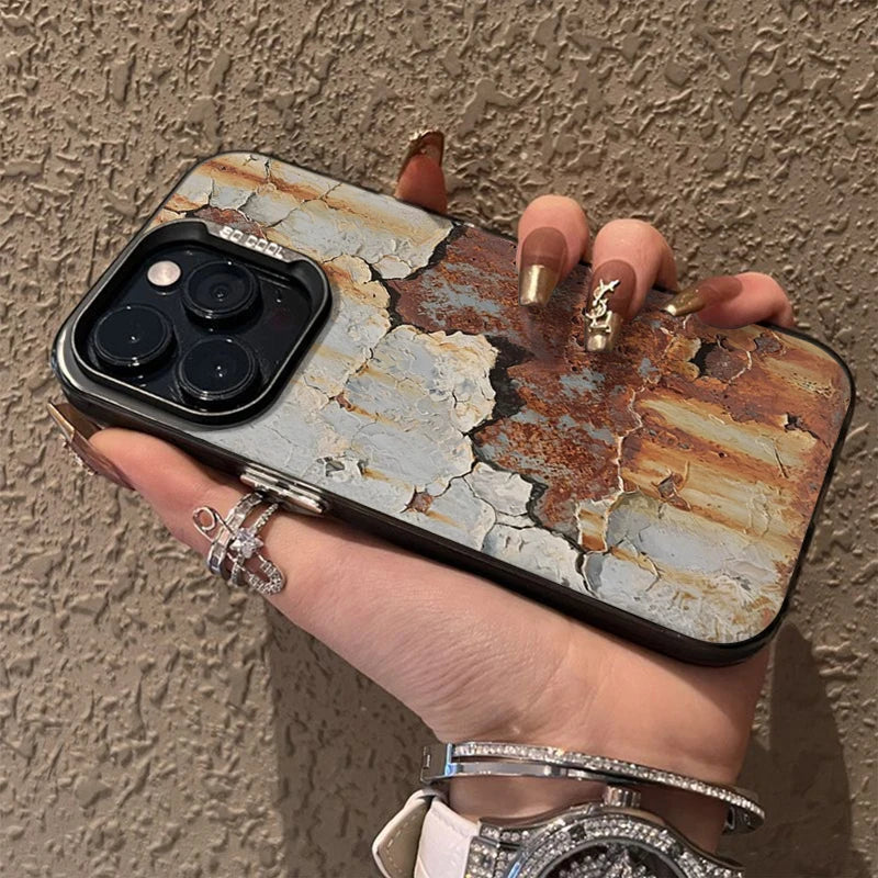BowLift | Industrial Rust Finish Shockproof iPhone Case