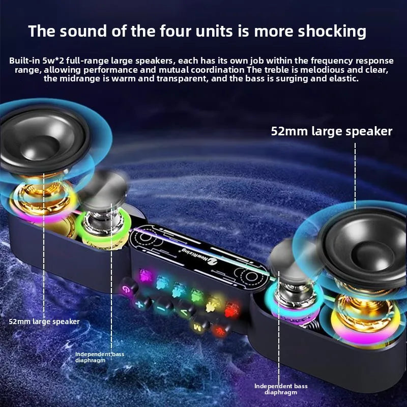 BowLift | Mechanical Wireless Colorful RGB Speaker
