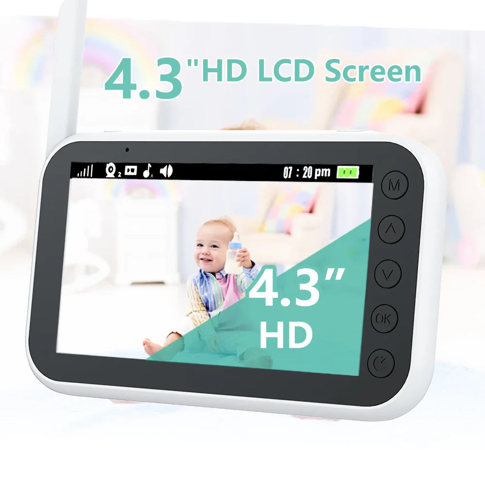 BowLift | Baby Monitor Surveillance Night Vision Music Nanny Camera