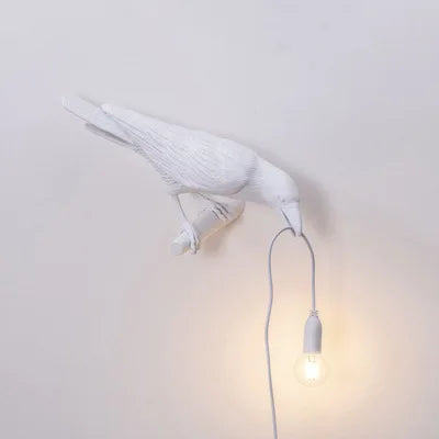 BowLift | Modern Lucky Bird Table Lamp – Creative Resin Animal Design for Bedroom and Living Room