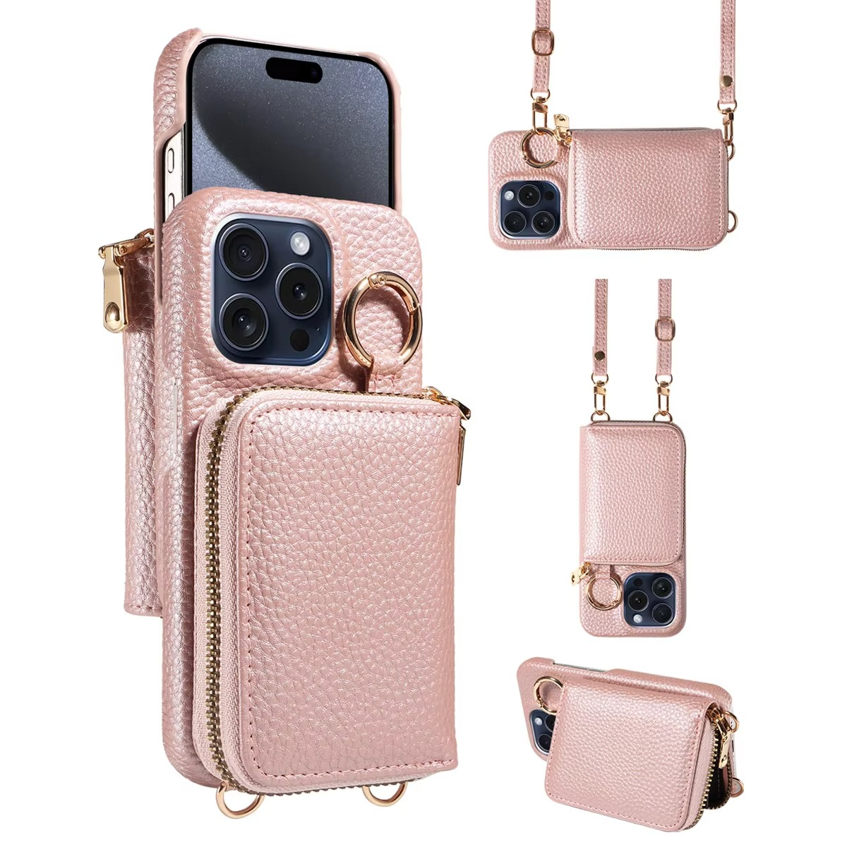 BowLift | Premium Leather Multi-Function iPhone Case with Anti-Degaussing Protection