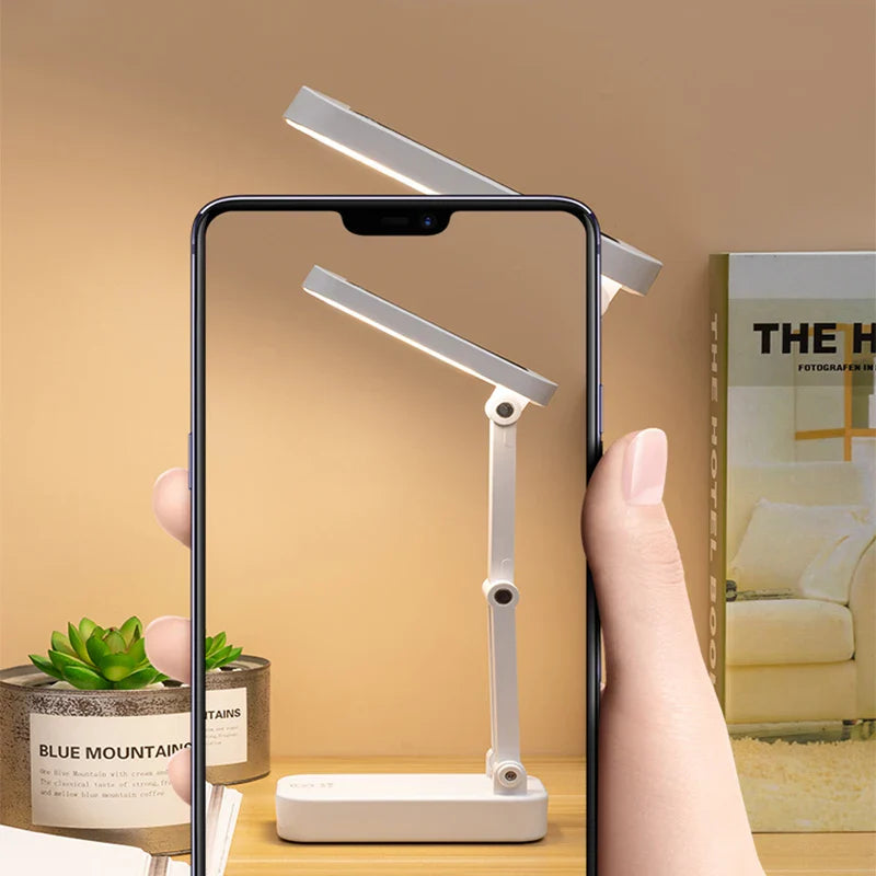 BowLift | Solar LED Table Lamp | Foldable & Dimmable | USB Rechargeable | Eye-Friendly & Modern