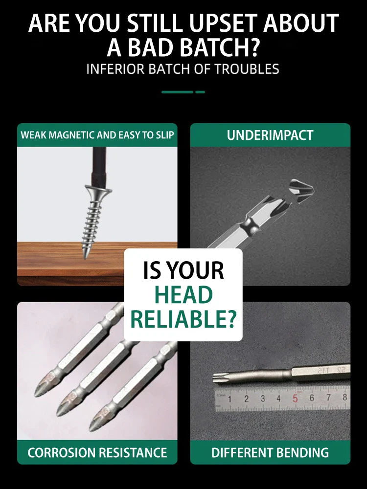 BowLift | Magnetic Titanium Impact Anti-Slip Screw Head