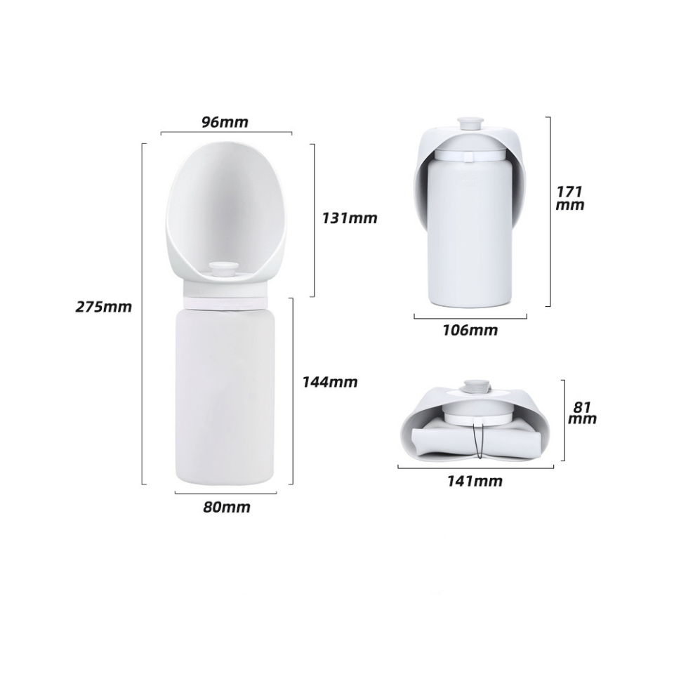 BowLift | Foldable Water Bottle for Pets with 550 ml Capacity