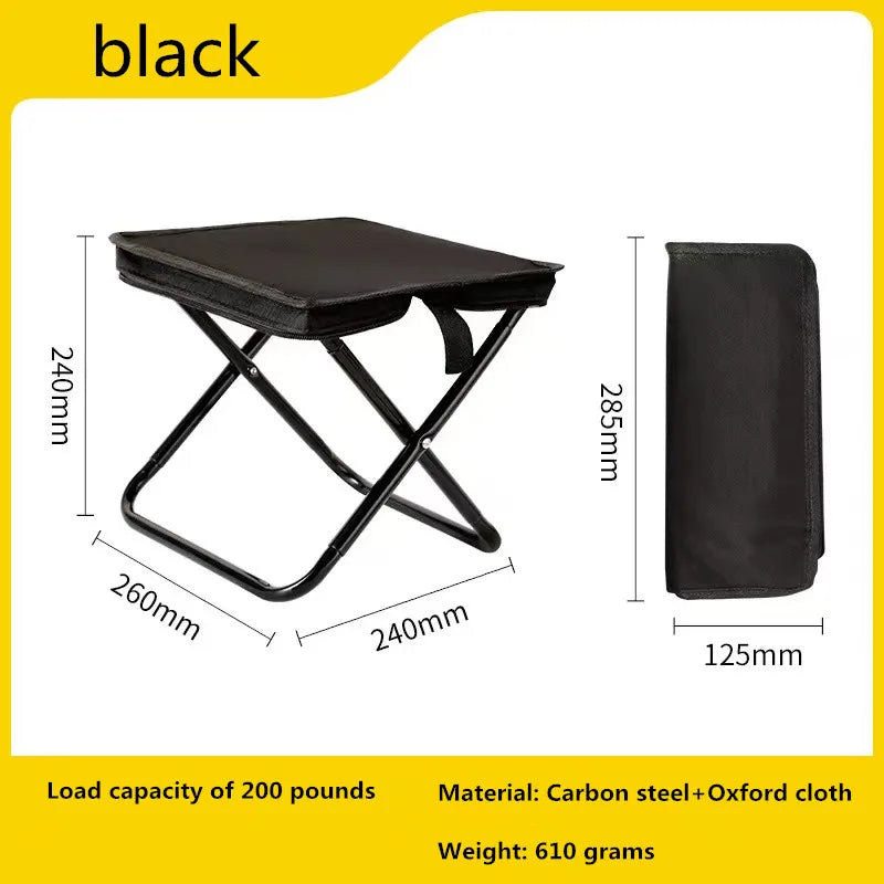 BowLift | Campurio Folding Chair | Ultralight & Sturdy | For Camping & Outdoor | 900g Aluminum