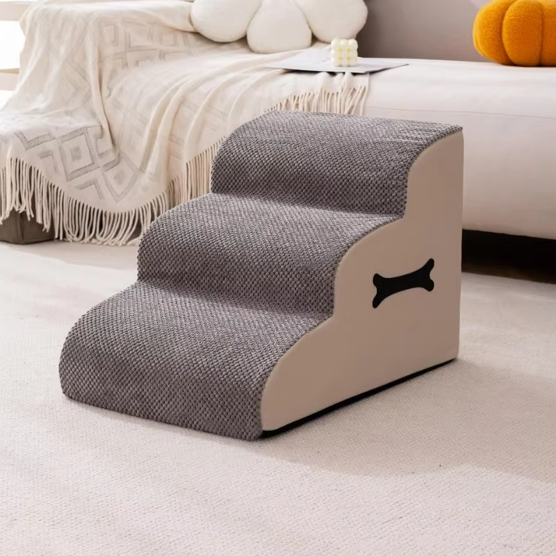 BowLift | Curved Dog Stairs for Small and Medium Pets – Sofa and Bed Access Steps