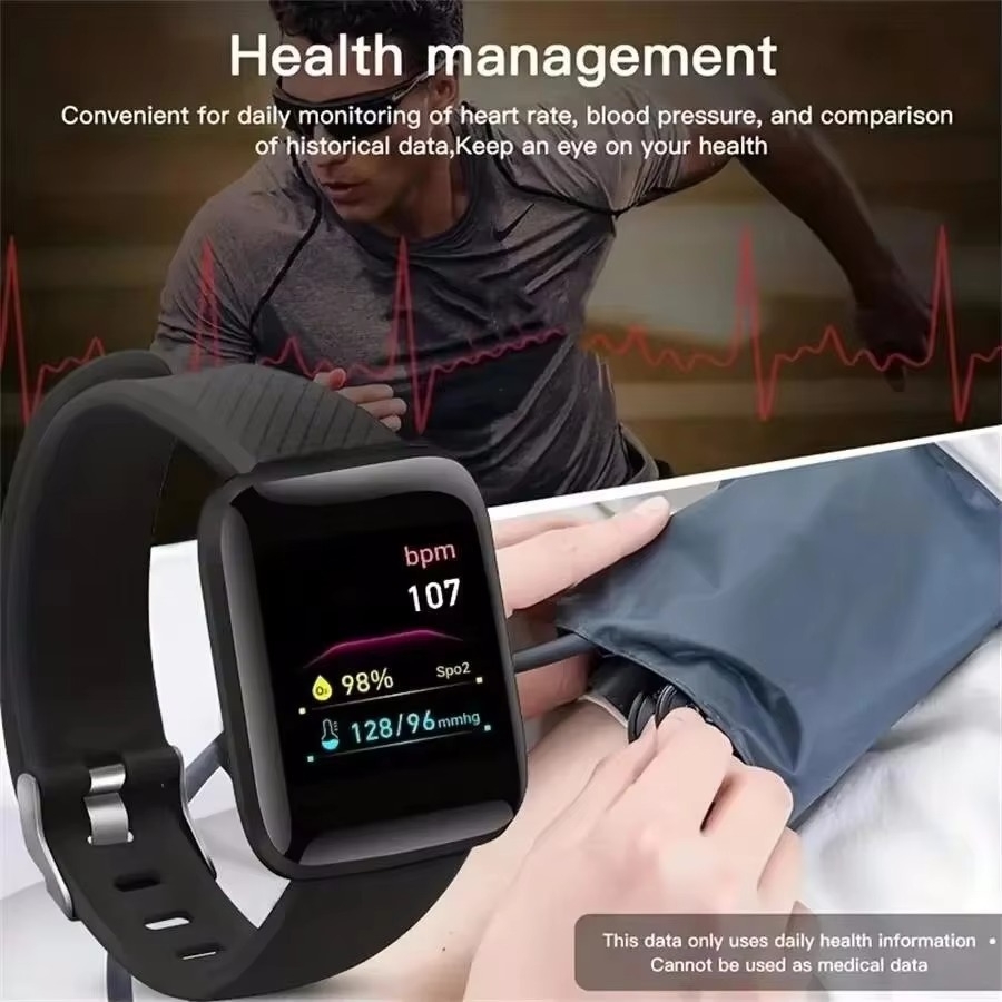BowLift | Bluetooth Smart Fitness Watch with Music Control and Pedometer