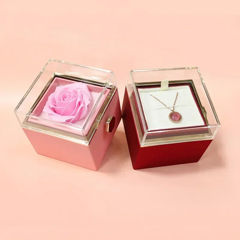 BowLift | Eternal Rose Spin Display Jewelry Box