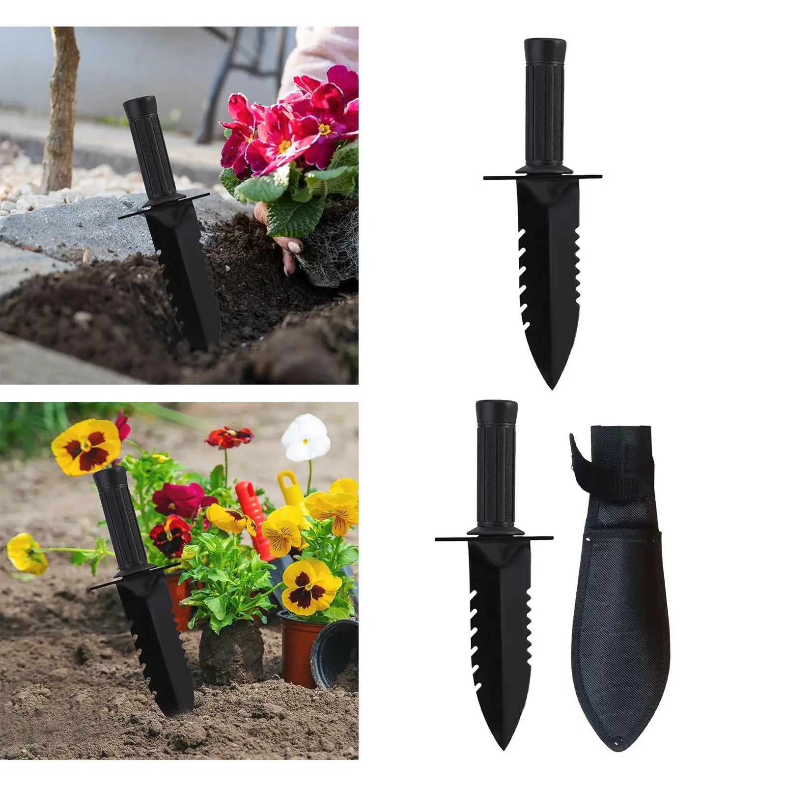 BowLift | GardenPro Garden Spade | Sturdy Iron | Ergonomic Handle | Versatile & Practical