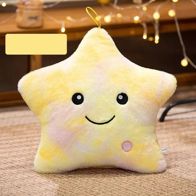BowLift | LED Star Plush Light - Soft Glow Star Pillow Doll, Plush Toy for Kids & Home Decor, Perfect Birthday Gift