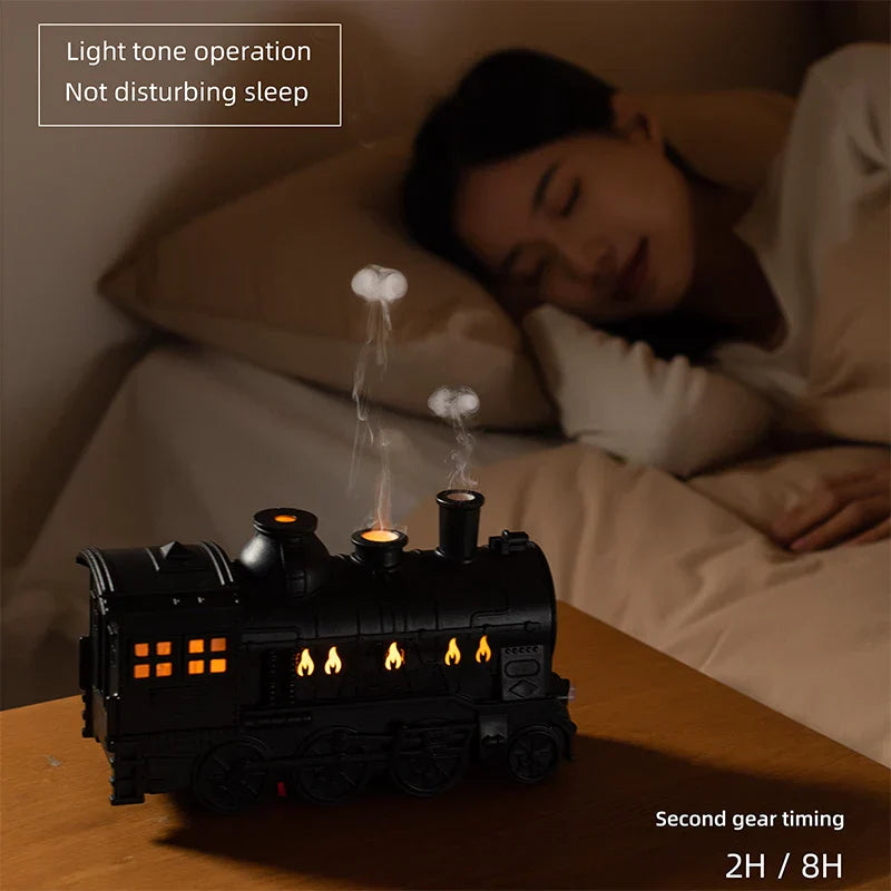 BowLift | Mini Train Aromatherapy Essential Oil Diffuser Lamp Decor