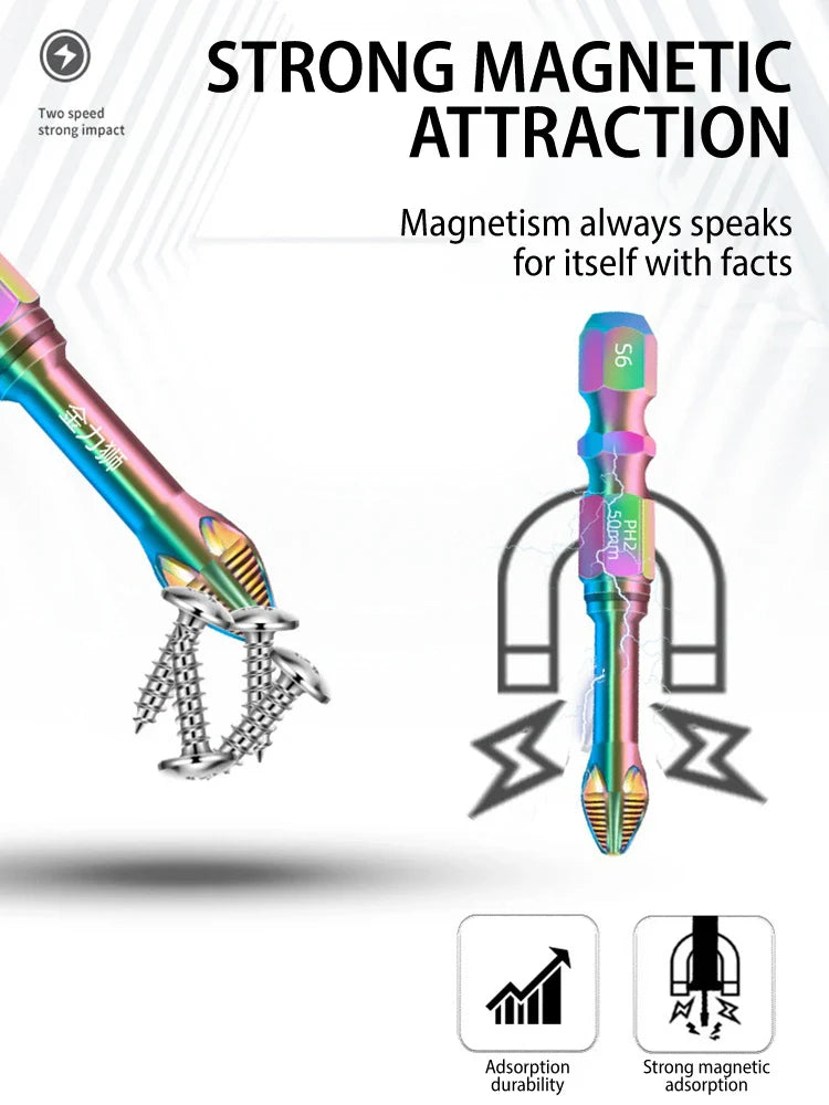 BowLift | Magnetic Titanium Impact Anti-Slip Screw Head