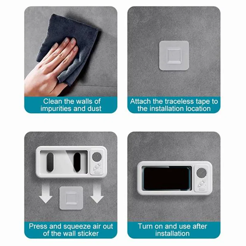 BowLift | Adjustable Waterproof Wall Mount Phone Holder