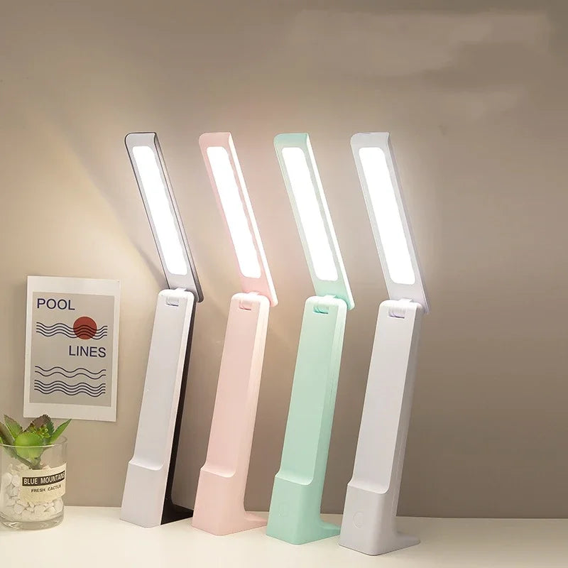 BowLift | Lumora LED Table Lamp | Dimmable & Touch Control | 3 Light Colors | Battery 20h | White/Pink/Blue