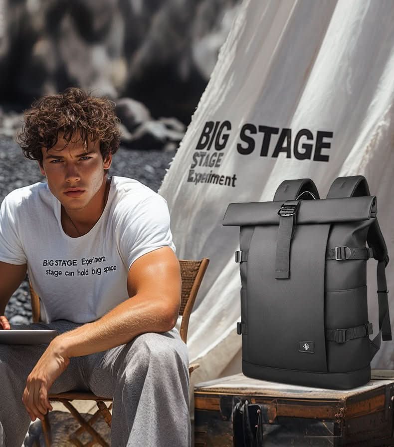 BowLift | Expandable outdoor backpack with large volume & laptop compartment