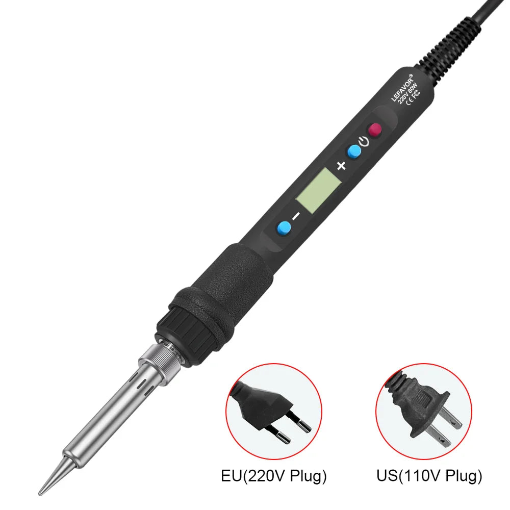 BowLift | Digital Display 80W Soldering Iron Set with Adjustable Temperature – Fusion