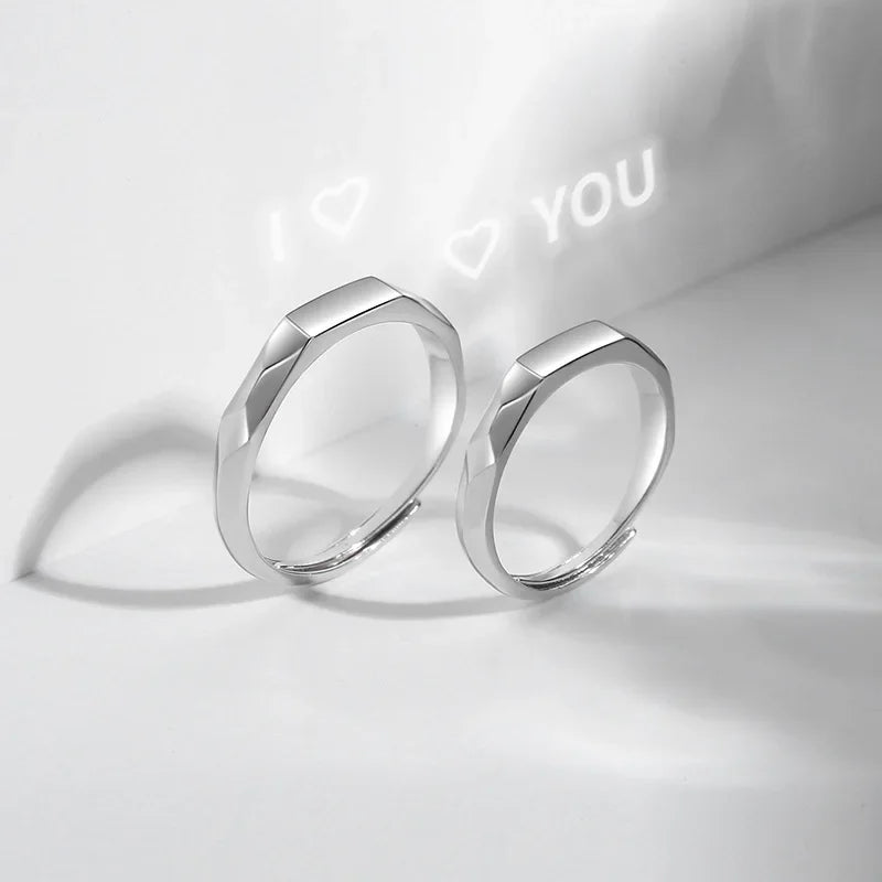 BowLift | Adjustable Light Sculptured Couple Rings