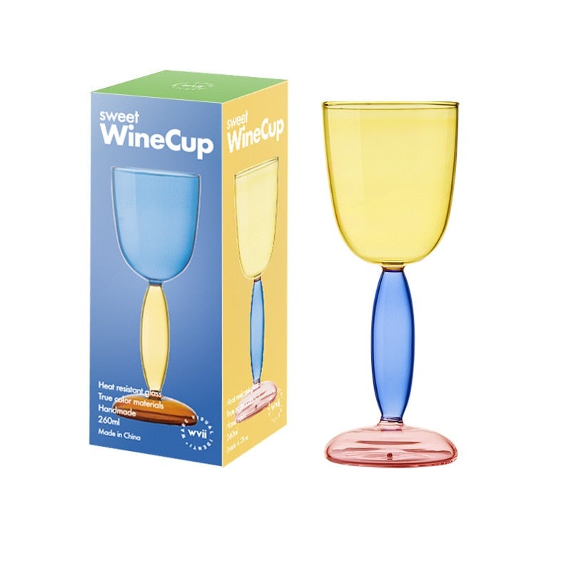 BowLift | Borosilicate 3-Color Glassware - Wine Glass