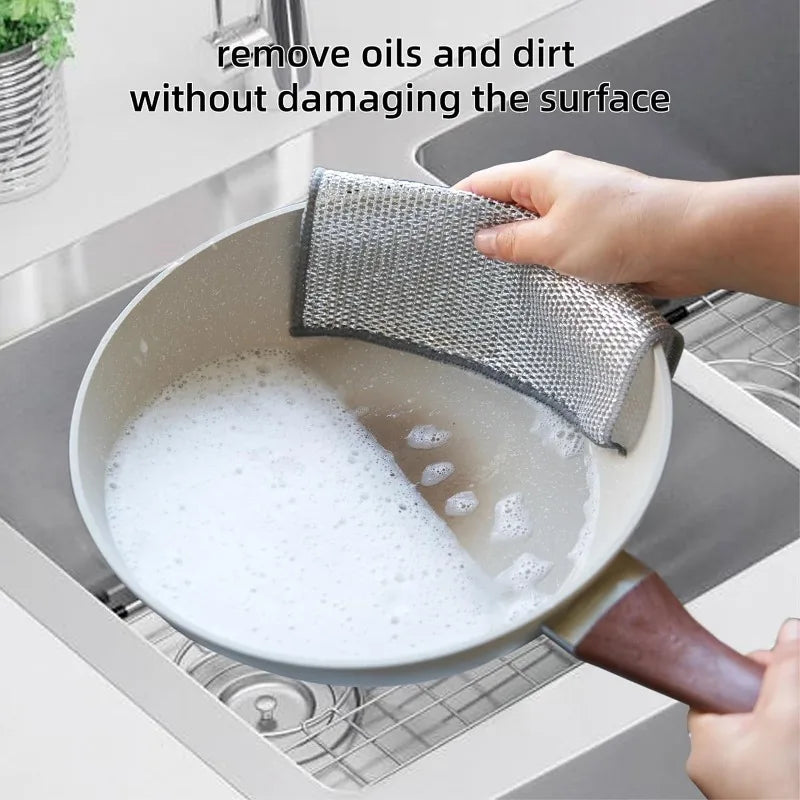 BowLift | Silver Wire Double-Sided Ultra-Absorbent Design Cleaning Cloth